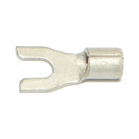 Midwest Fastener Fork Terminal, 10 AWG, Bare Insulated, 20 PK 70111